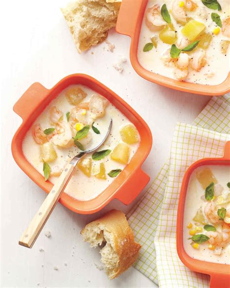 Our Most Comforting Seafood Chowder Soup And Stew Recipes Martha