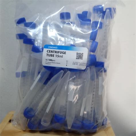 Jual CENTRIFUGE TUBE 15 ML TABUNG CENTRIFUGE ISI 100 Pcs Shopee