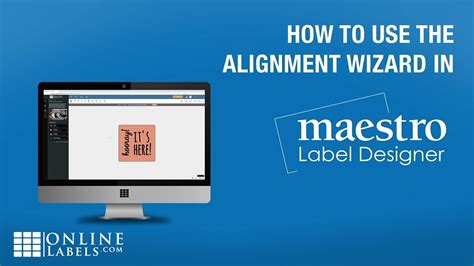 Aligning Your Labels In Maestro Label Designer Youtube