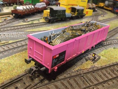 EAOS wagon tombereau pink des CFF de MÄRKLIN Canton Vaud anibis ch