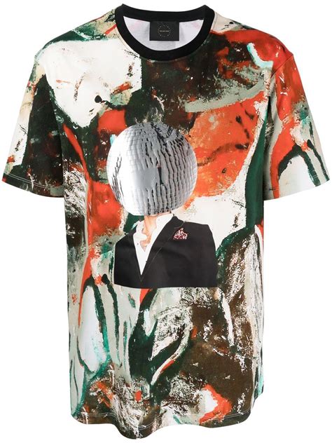 Limitato Graphic Print Crew Neck T Shirt Farfetch