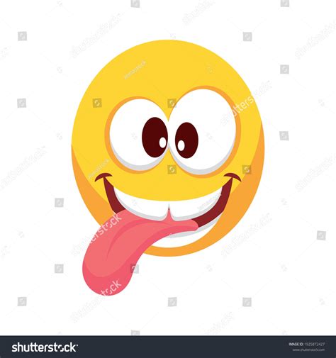 Crazy Face Emoji Tongue Out Vector Vector Có Sẵn Miễn Phí Bản Quyền