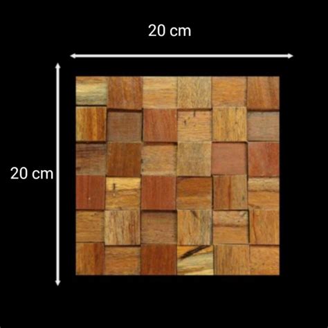 Jual Panel Dinding Kayu Jati Wall Panel Wall Interior Cladding Jati