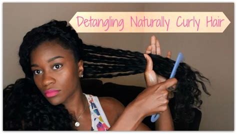 How To Detangling Naturally Curly Hair For Naturallycurly Curly