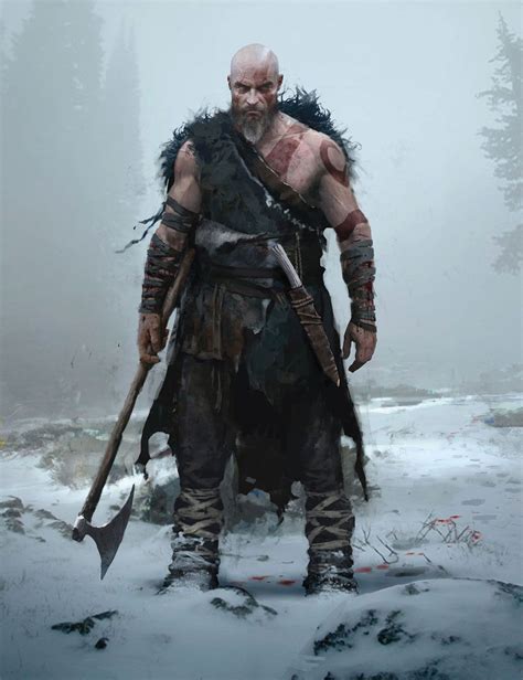 Kratos Concept From God Of War Kratos God Of War God Of War War Art