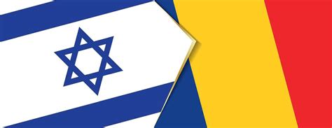 Israel and Romania flags, two vector flags. 34963130 Vector Art at Vecteezy