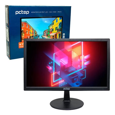 Monitor Led Pctop Hd Widescreen Vga Hdmi Vesa