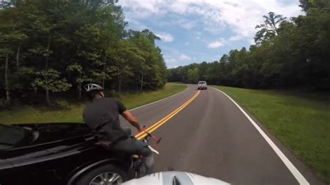 Dramatic Video Captures Moment Cyclist Was Struck In Hit And Run