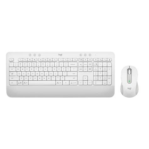 Kit Produtividade Logitech Mouse Sem Fio Signature M650 Branco