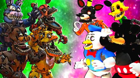 Sfm Fnaf Disney Vs Nightmare Vr Youtube