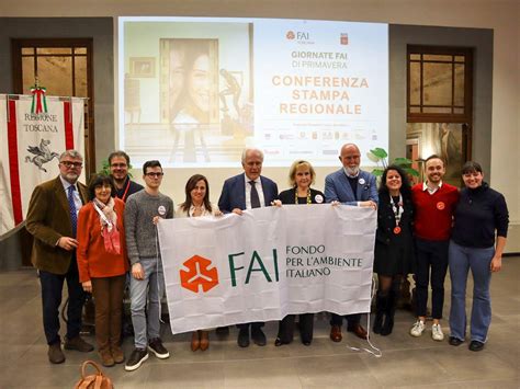 Giornate Fai Di Primavera Lucignano Inaugura La Fortezza E Il Chiostro