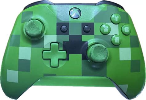 Control Xbox One S Edición Minecraft Creeper Original