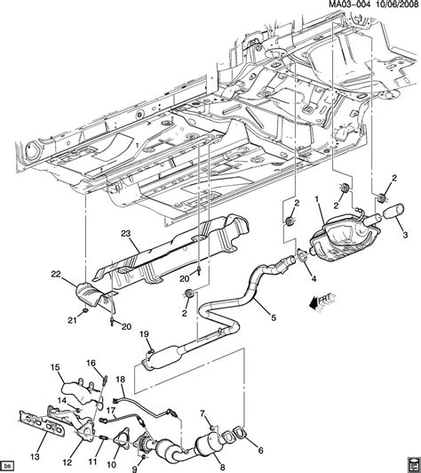 Exploring The Exhaust System Diagram Of A 2005 Pontiac G6