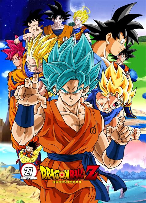 Poster Dragon Ball Z Aniversario By Chronofz On Deviantart Dragon