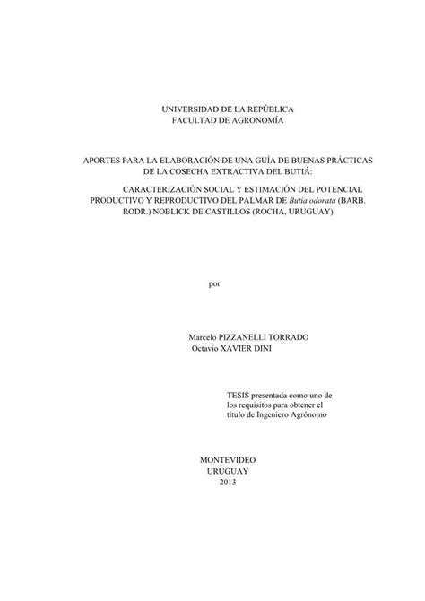 Aportes Para La Elaboraci N De Una Gu A De Buenas Pr Cticas De La