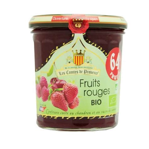 Confiture De Fruits Rouges BIO Comtes De Provence 350 G La Belle