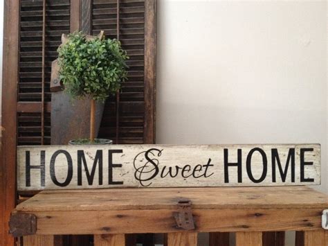 Lovely Handmade Home Sweet Home Sign By Cynthiaswoodensigns