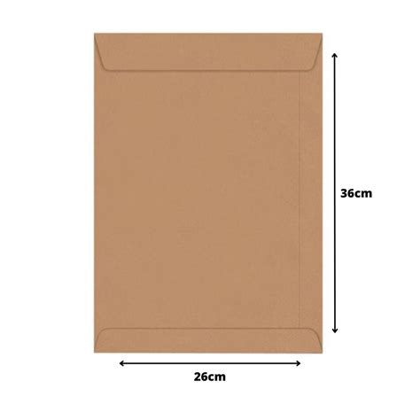 50 Envelopes Kraft 260x360 KN36 Scryt Shopee Brasil