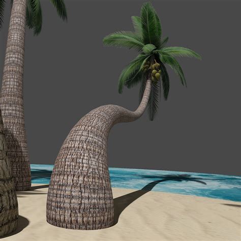Coconut Tree 3d Model 8 Obj Max Blend Free3d