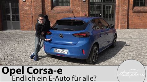 Opel Corsa E First Edition Kw Nm Test Elektroauto