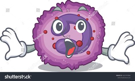 Eosinophil Cell Cartoon Character Design On Stock Vector (Royalty Free ...