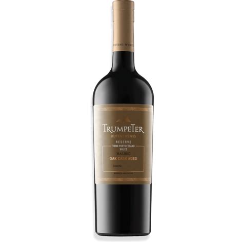 Vino Tinto Trumpeter Reserva Malbec Oak Cask Aged 750ml Borrachines