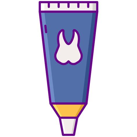 Toothpaste Flaticons Lineal Color Icon