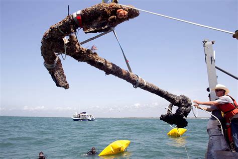 Anchor From The Queen Annes Revenge Flagship Of The Pirate Known As