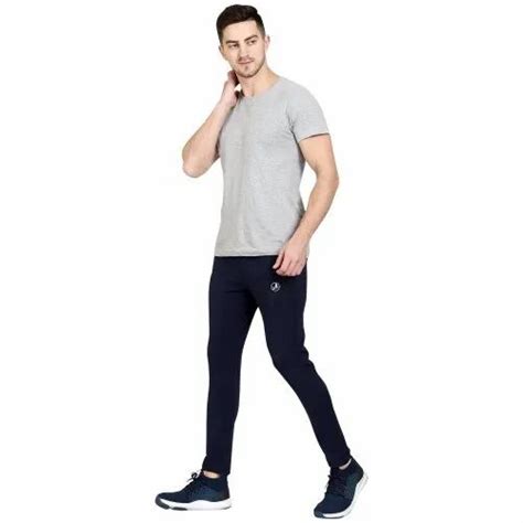 Male Lycra Dark Blue Mens Track Pant Solid At Rs 220piece In Meerut