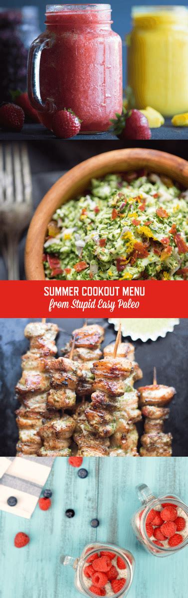 Summer Cookout Menu – Steph Gaudreau