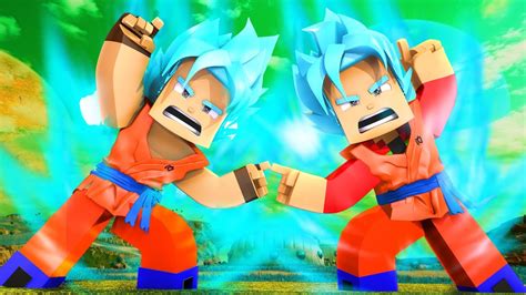 Minecraft Dragon Block C Guerra Fus O Super Sayajin Blue