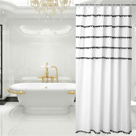 new High end Creative bathroom polyester fabric shower curtain mildew ...