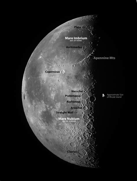 Moon Craters Map