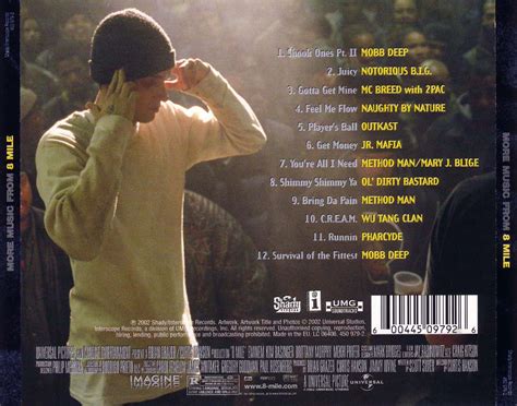 Car Tula Trasera De Bso 8 Millas More Music From 8 Mile Portada