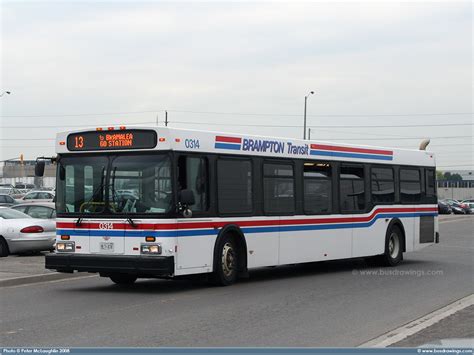 www.busdrawings.com - Brampton Transit 2003 NFI D40LF