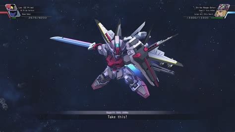 Sd Gundam G Generation Cross Rays Strike Rouge All Ver Attacks Youtube