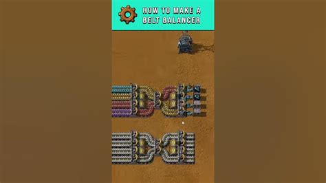 How To Make A Belt Balancer In 60 Seconds Factorio Youtube