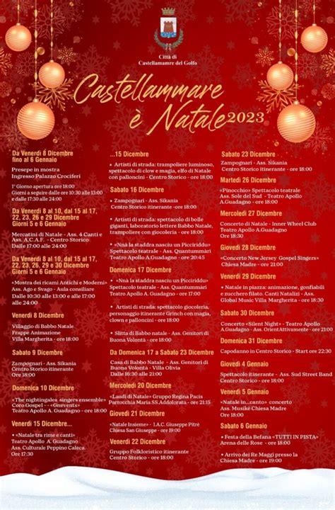 Castellammare Natale Tutti Gli Eventi In Programma