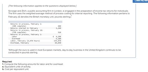 Solved Check My Worl The Following Information Applies To Chegg