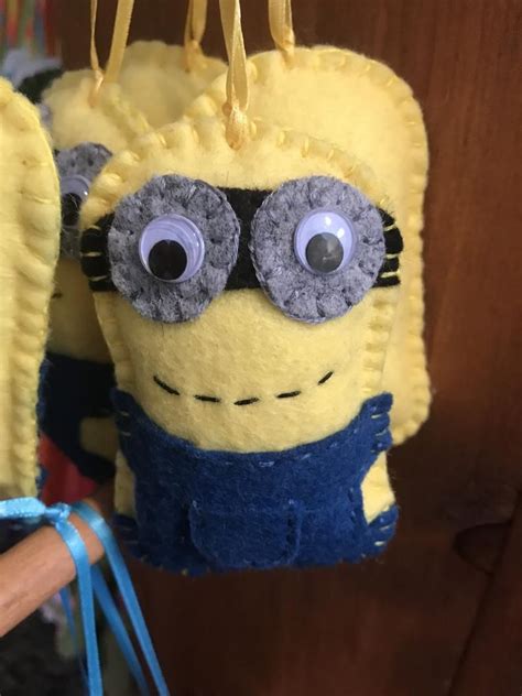 Felt Ornaments Minion Etsy Felt Ornaments Minion Ornaments Minions