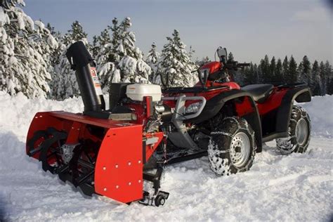 The Snow Hogg Ii Atv Attachable Snowblower By May S Honda Atv Snow