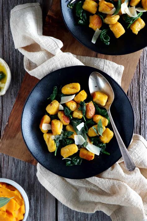 Butternut Squash Gnocchi With Lemon Butter Sauce Del S Cooking Twist