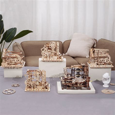 ROKR Marble Run 5 Sets | 3D Wooden Puzzle | Robotime