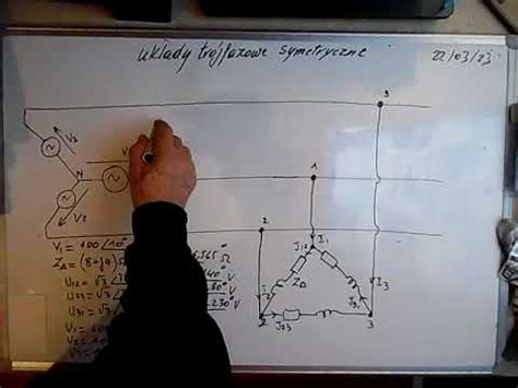 Obwody Tr Jfazowe Obliczanie Pr D W I Mocy W Symetrycznym Uk Adzie