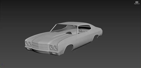 Chevrolet Chevelle Ss 1970 Body 3d Printable Model