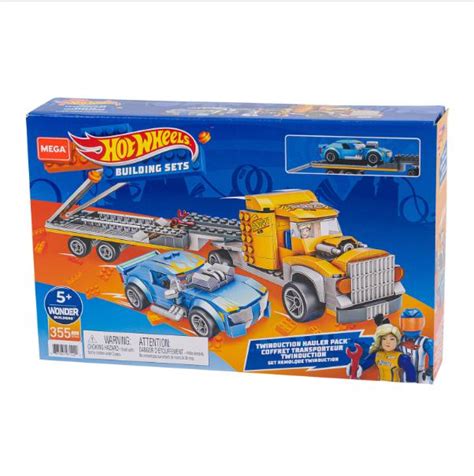 Mega Construx Hot Wheels Building Sets Twinduction Hauler Pack