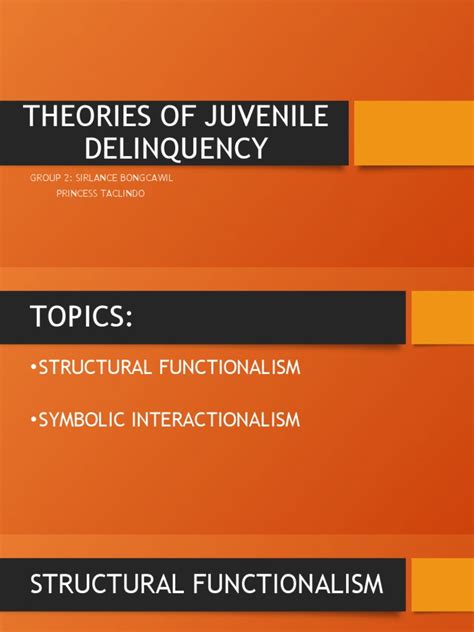 Theories Of Juvenile Delinquents Pdf Juvenile Delinquency