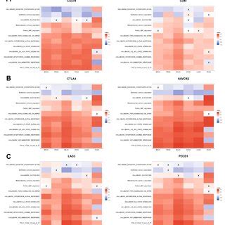 Association Of Immune Checkpoint Markers With Several Hallmark Gene