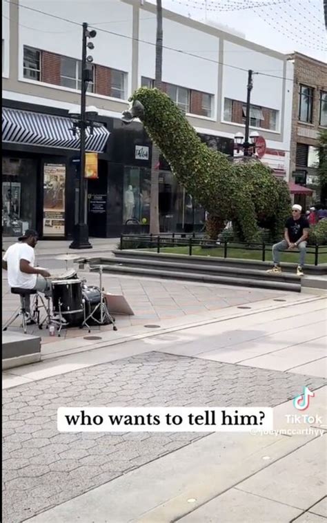 Promenade Performer Drums Red Hot Chili Peppers Song In Front Of Drummer For Red Hot Chili