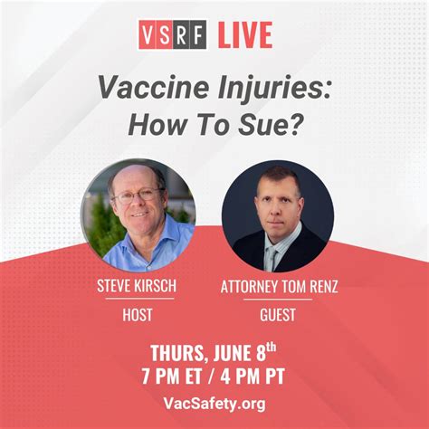 Vaccine Safety Research Foundation On Twitter Don T Miss VSRF LIVE